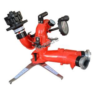 Portable Ground Fire Water Monitor with Dual Inlet