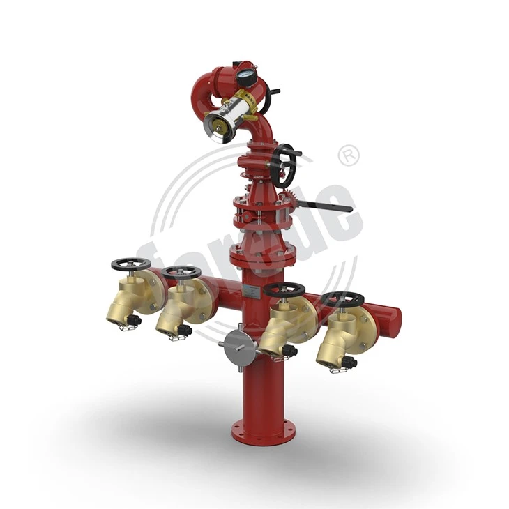 Fire Monitor Hydrant Mount With Hose Connection high quality