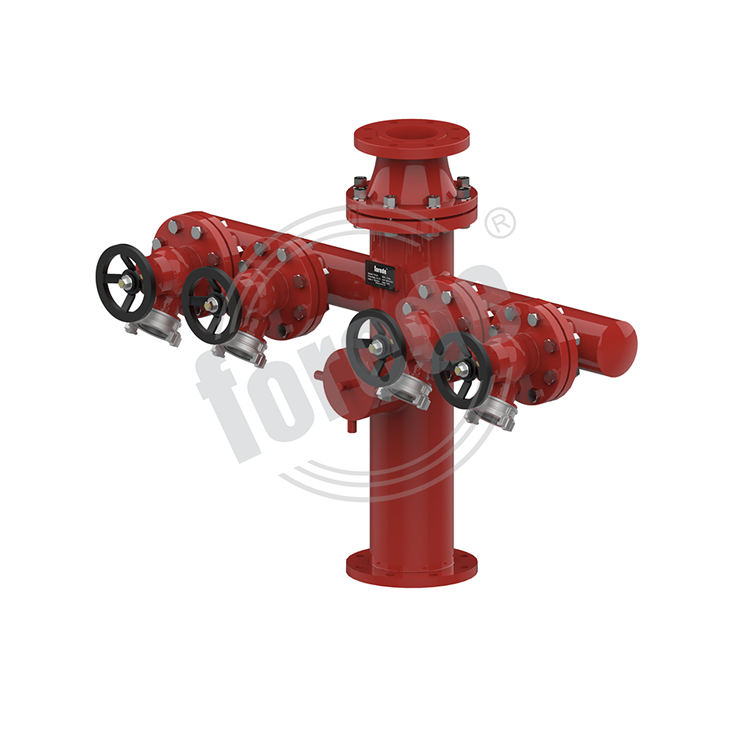 Fire Monitor Hydrant Mount With Gost Hose Connection manufacturers
