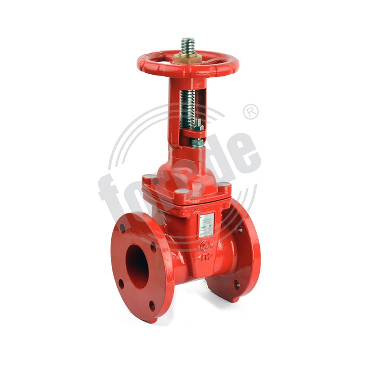 Forede DN200 Manual Rising Stem Flanged Fire Gate Valve