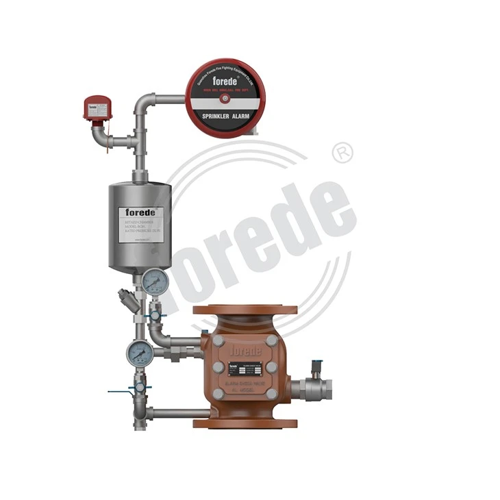 Flange Alarm Check Valve With Stainless Steel Pipe