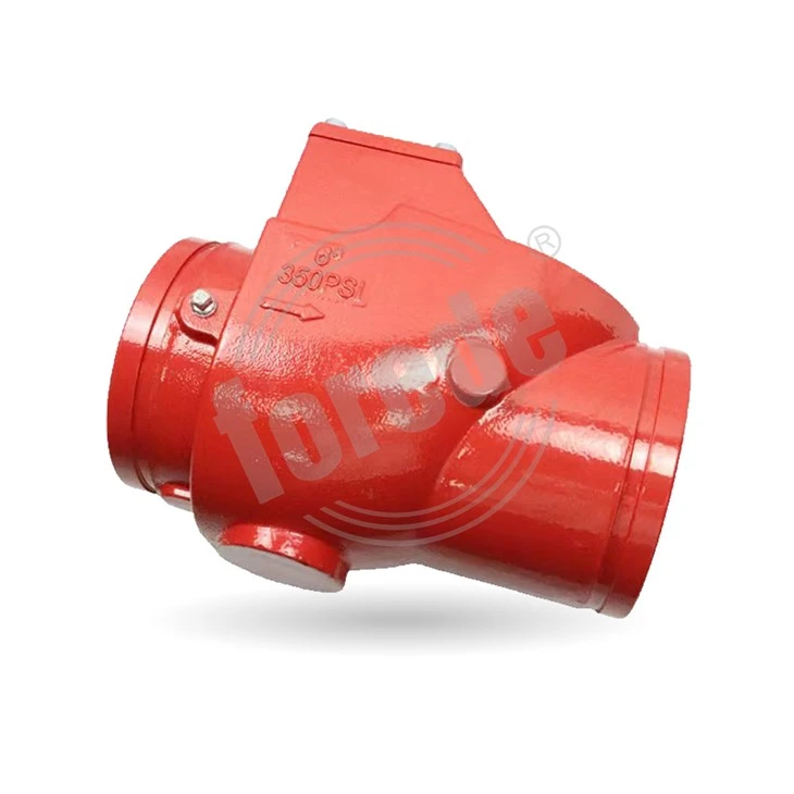 Grooved End Swing Check Valve Resilient-Seated