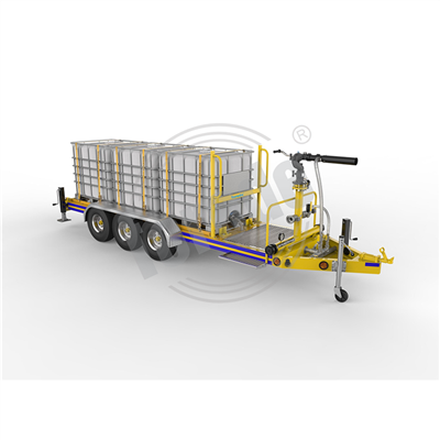 Foam Trailer With Manual Foam Monitor